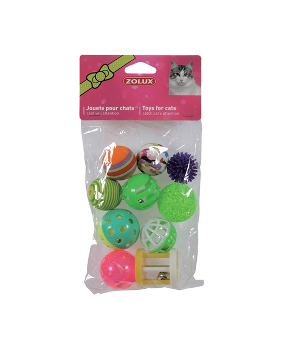 زولكس لعبة للقطط باشكال مختلفة عدد 10 قطع