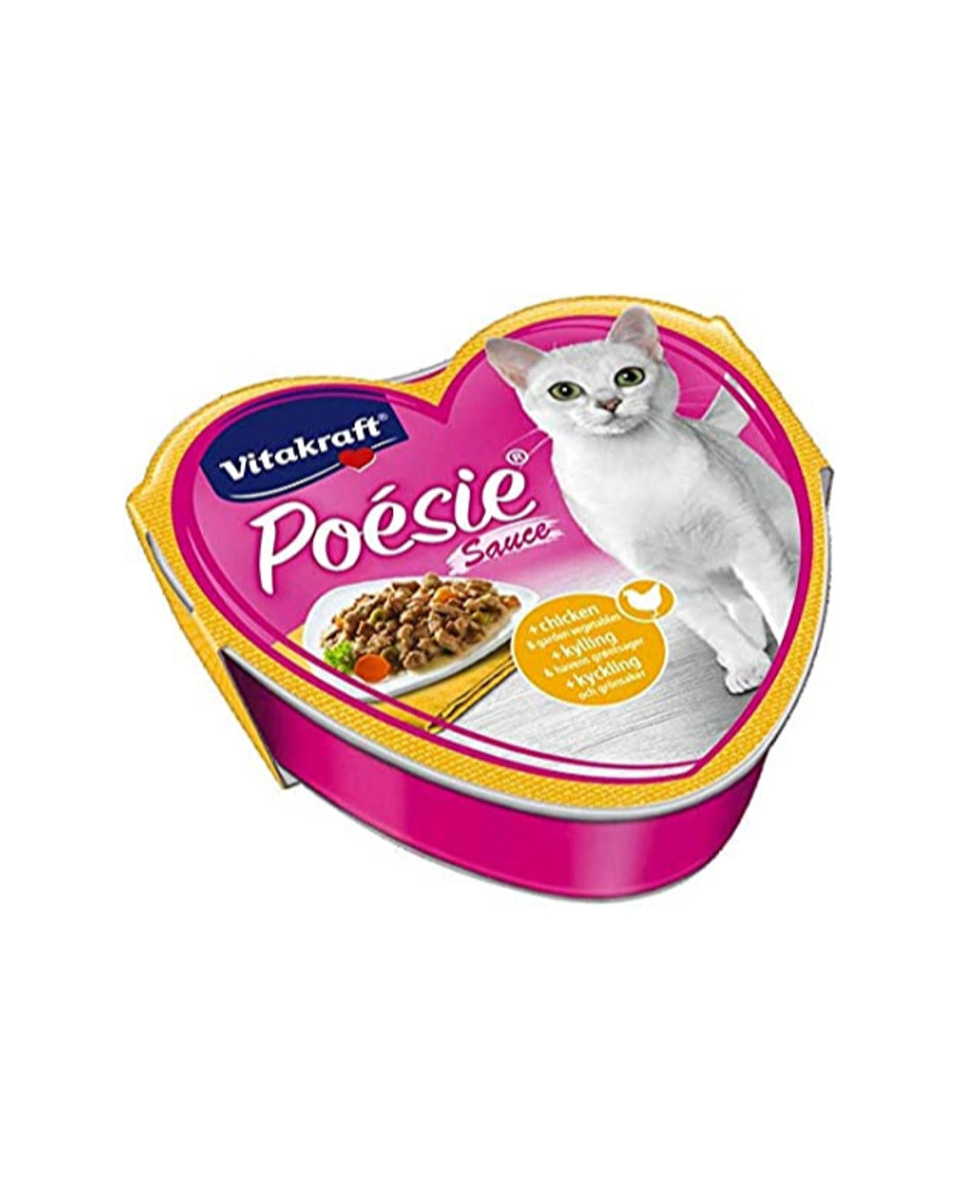 فيتاكرافت طعام رطب للقطط بالدجاج والخضروات- 85 جرام