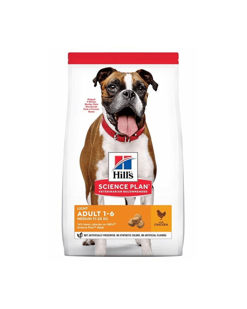 هيلز طعام جاف بالدجاج للكلاب البالغة و للكلاب متوسطة الحجم- 14 كجم