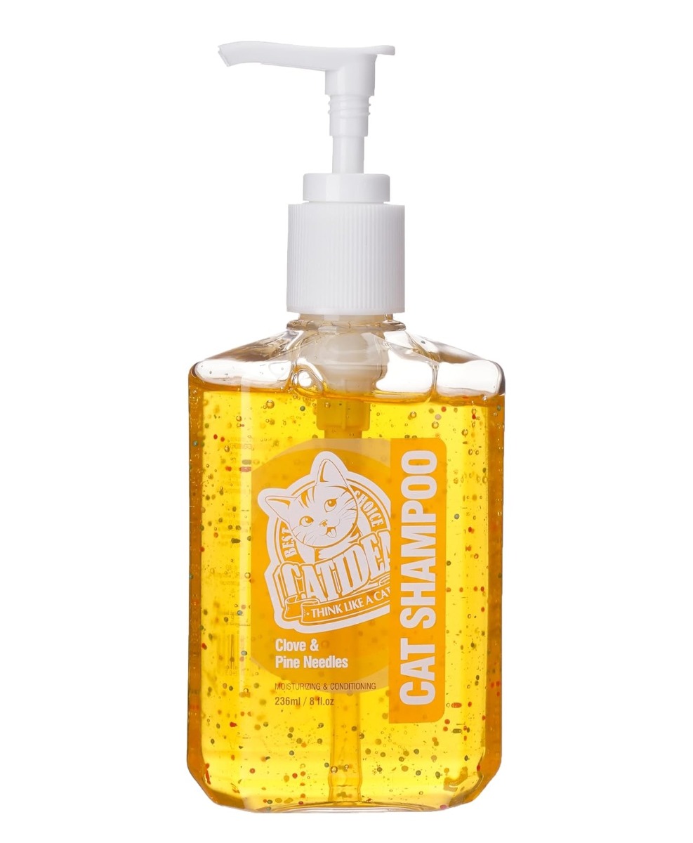 كاتيديا شامبو للقطط برائحة القرنفل والصنوبر- 236 مل