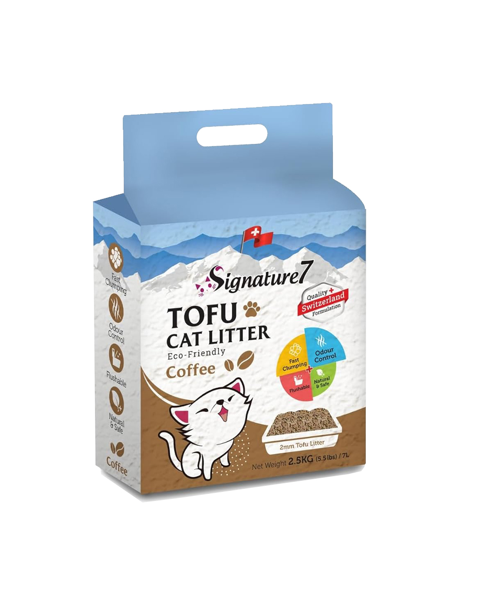 سيجنتشر 7 رمل التوفو للقطط برائحة القهوة- 2.5 كجم