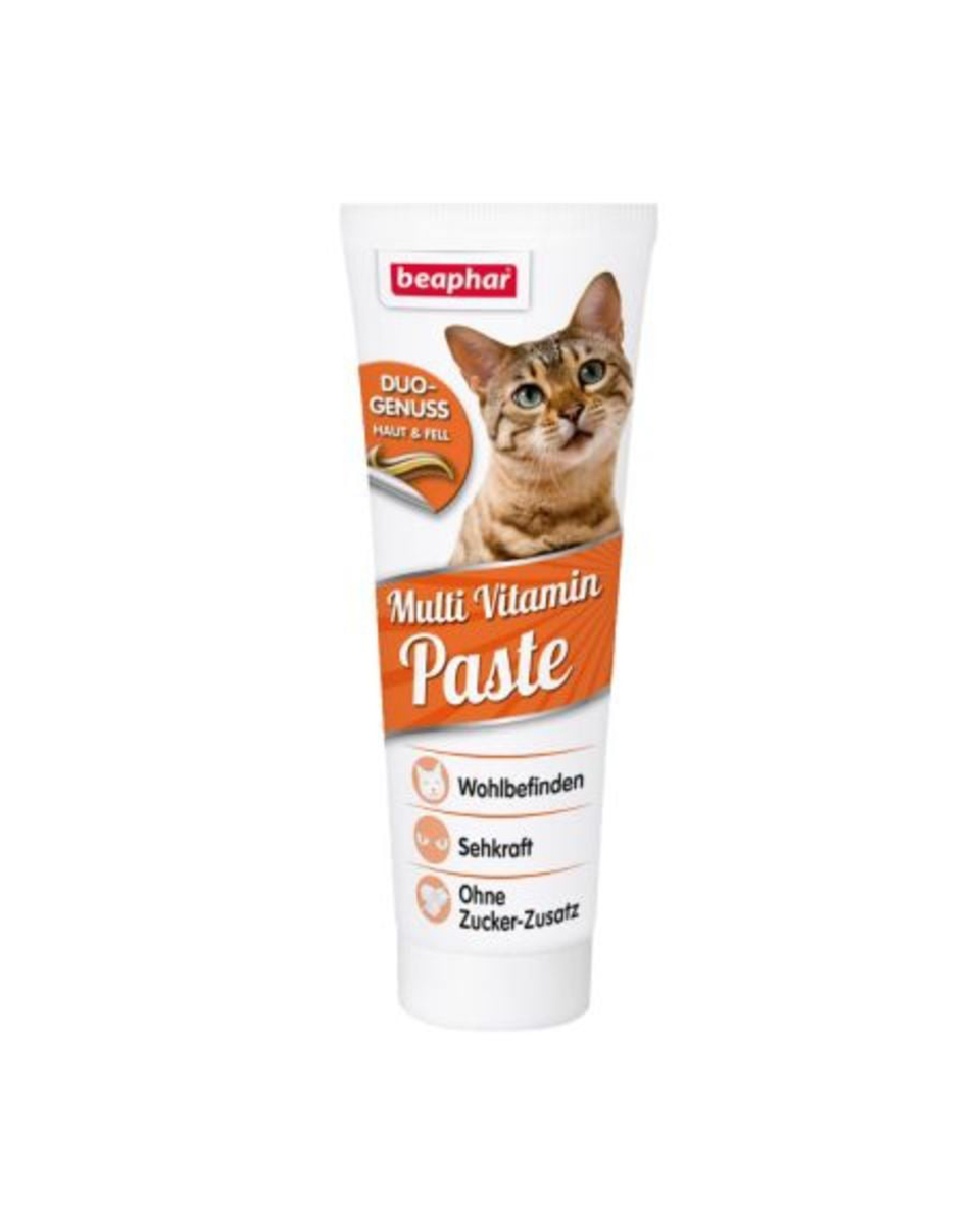 بيفار معجون للقطط متعدد الفيتامينات للعناية بالفر 100 جرام