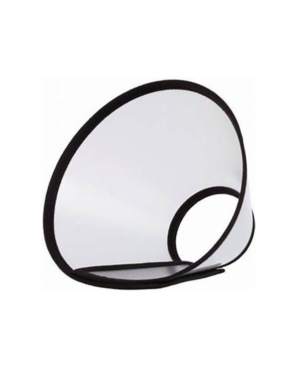 طوق حماية من تريكسي بلاستيك بقفل خطاف وحلقة مقاس XS : 18-23cm/8cm