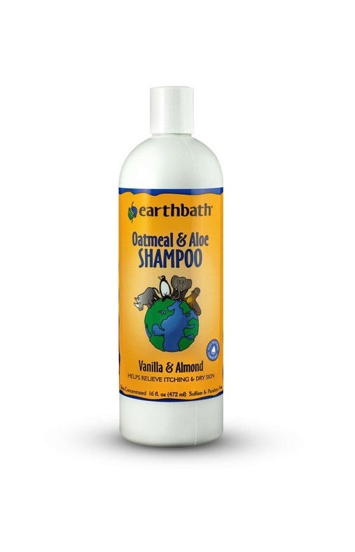 ايرثباث شامبو بالشوفان و الصبار برائحة الفانيليا و اللوز للكلاب- 472 مل