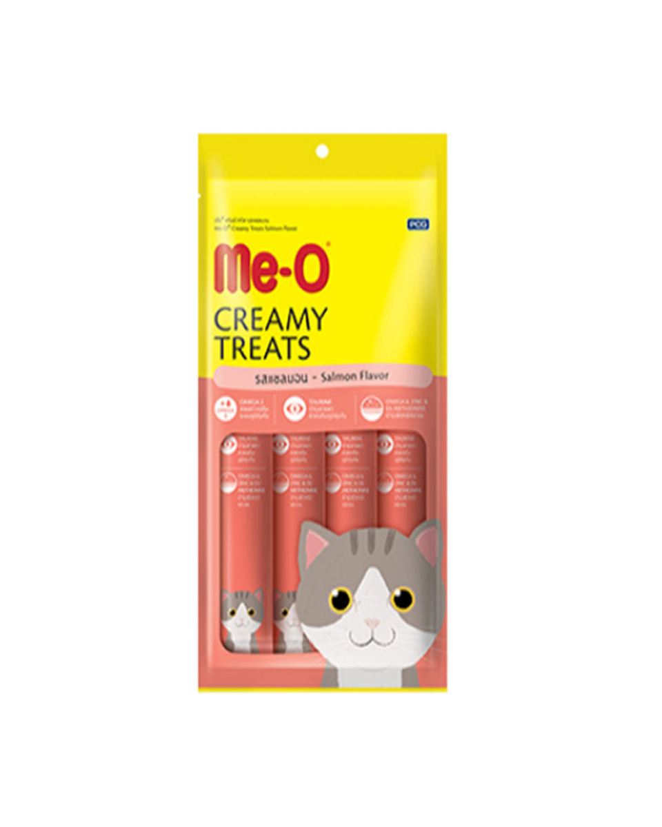 ميو مكافآة للقطط بنكهة السالمون 4*15 جرام