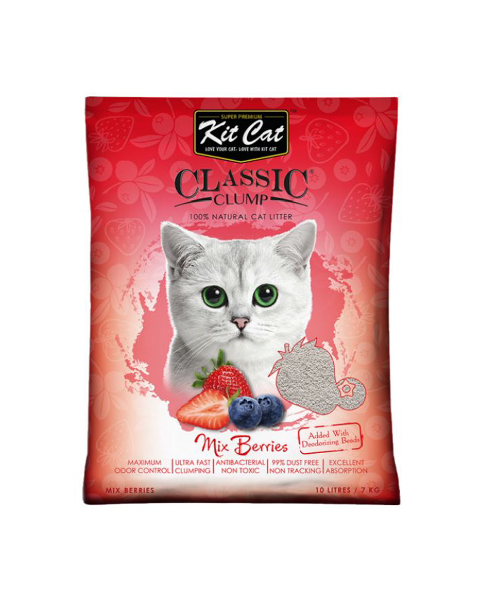 كيت كات رمل عالي التكتل, توت وفراولة, ١٠ لتر