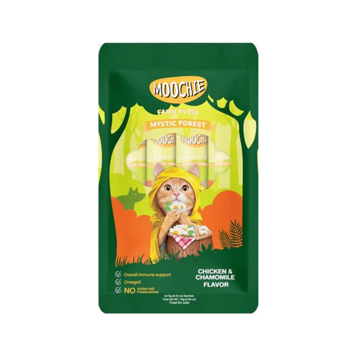 موتشي مكافاة للقطط بنكهة الدجاج و البابونج- 25 ظرف* 15 جرام