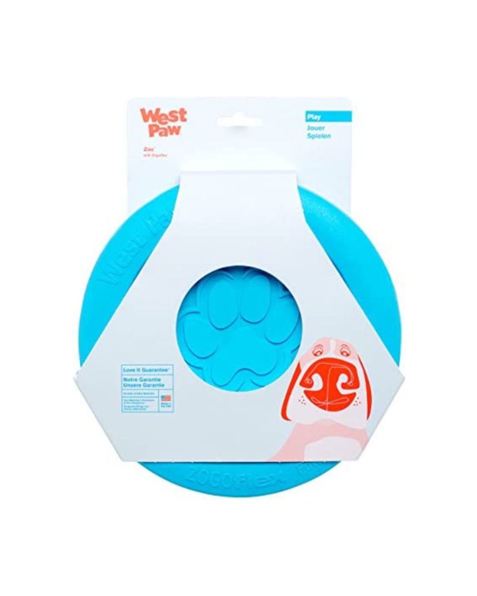 ويست باو زيسك لعبة صحن طائر وعضاضة للكلاب حجم كبير 8.5 بوصة